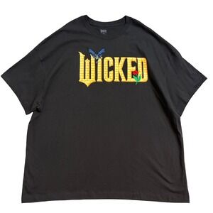 Wicked Broadway Musical  Universal Studios Mens XXL Black T-Shirt